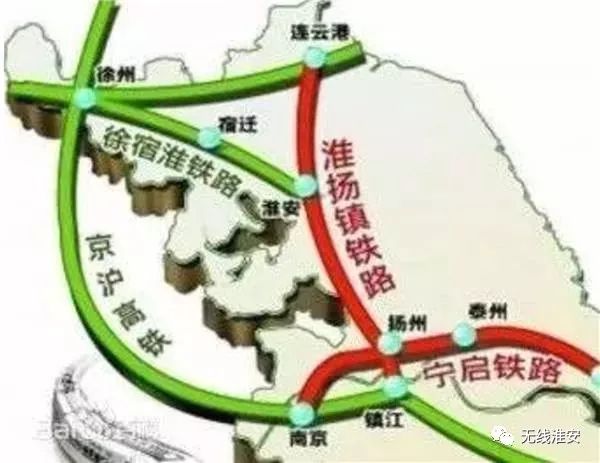 江苏淮安高铁规划图,江苏未来十大高铁枢纽
