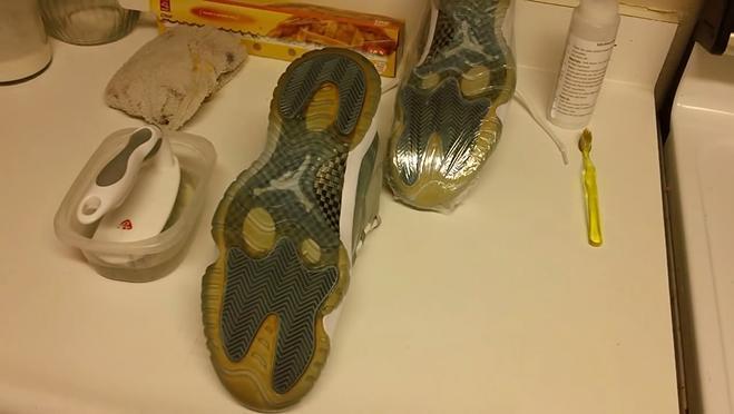 清洁球鞋方式家用,球鞋清洗