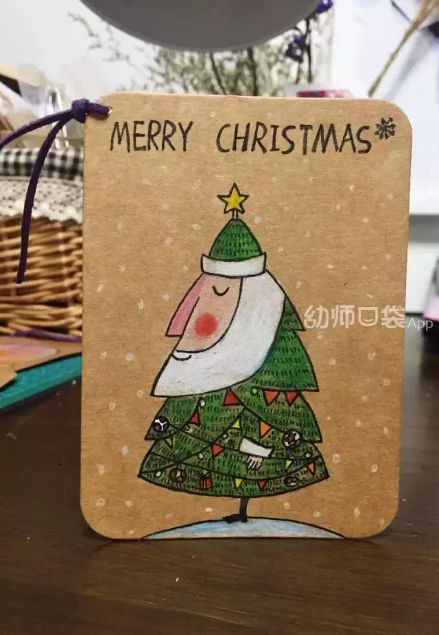 圣诞字母创意贺卡,圣诞贺卡手工制作立体简单又好看