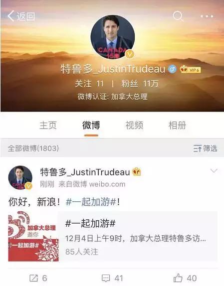特鲁多加拿大视频,特鲁多在加拿大形象