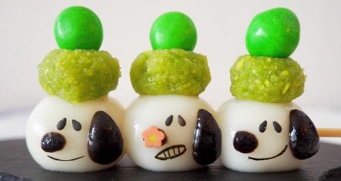 岛国一位妈妈每天为孩子做的串团子，可爱爆了！