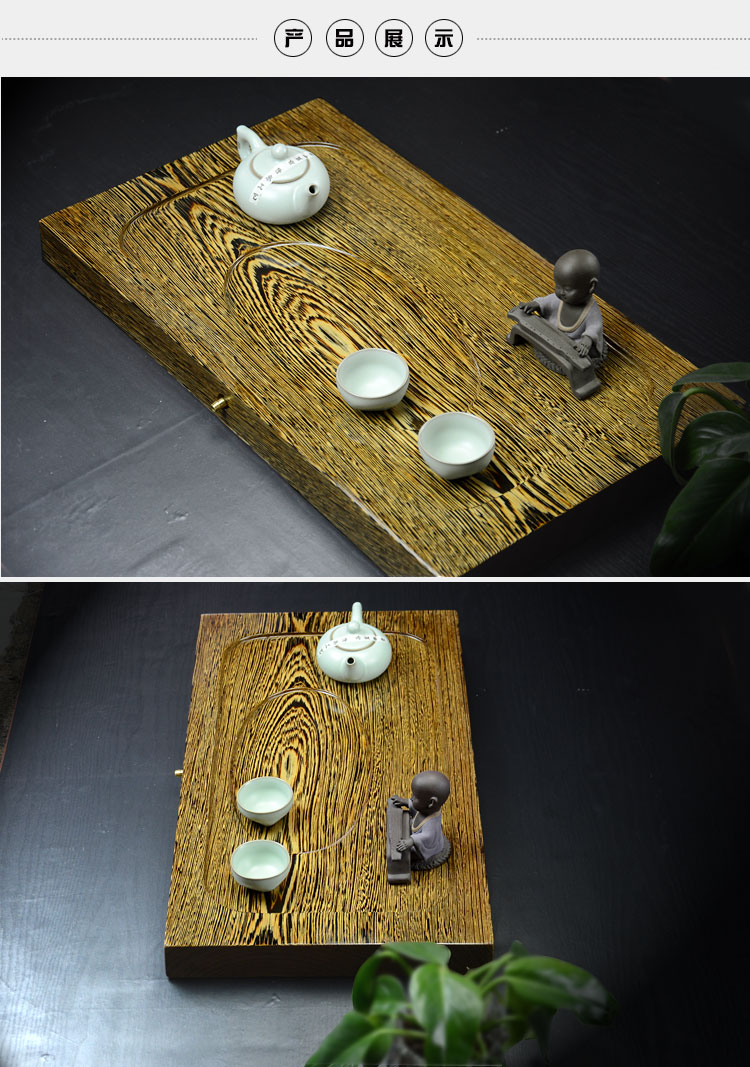 鸡翅木茶盘颜色好看吗,鸡翅木茶盘值不值得买