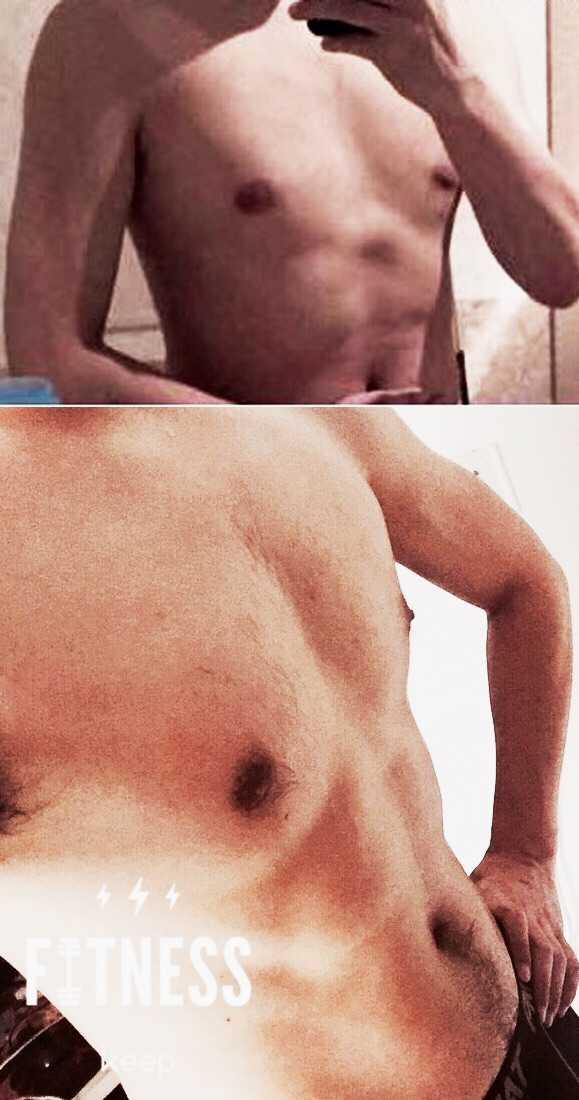 系统健身一年半胸肌变化,健身怎么让胸肌更有型