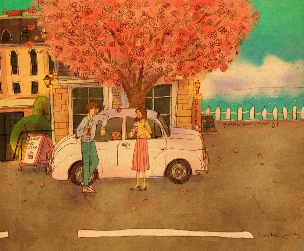 甜到爆的恋爱日常手绘,手绘情侣日常恋爱日记