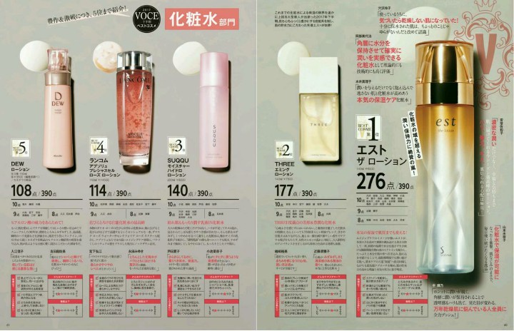 cosme2023年护肤品大赏,日本cosme大赏护肤品