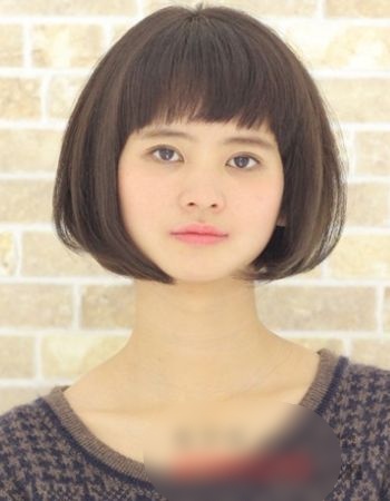 沙宣波波头适合40到50岁的人图片,沙宣波波头发型中发