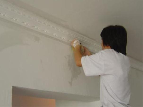 贴石膏线怎么收费的,双眼皮石膏线条安装视频