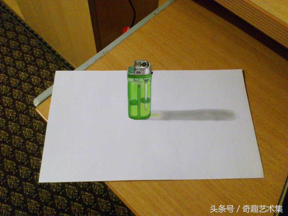 逼真的3d铅笔画,逼真3d彩铅画