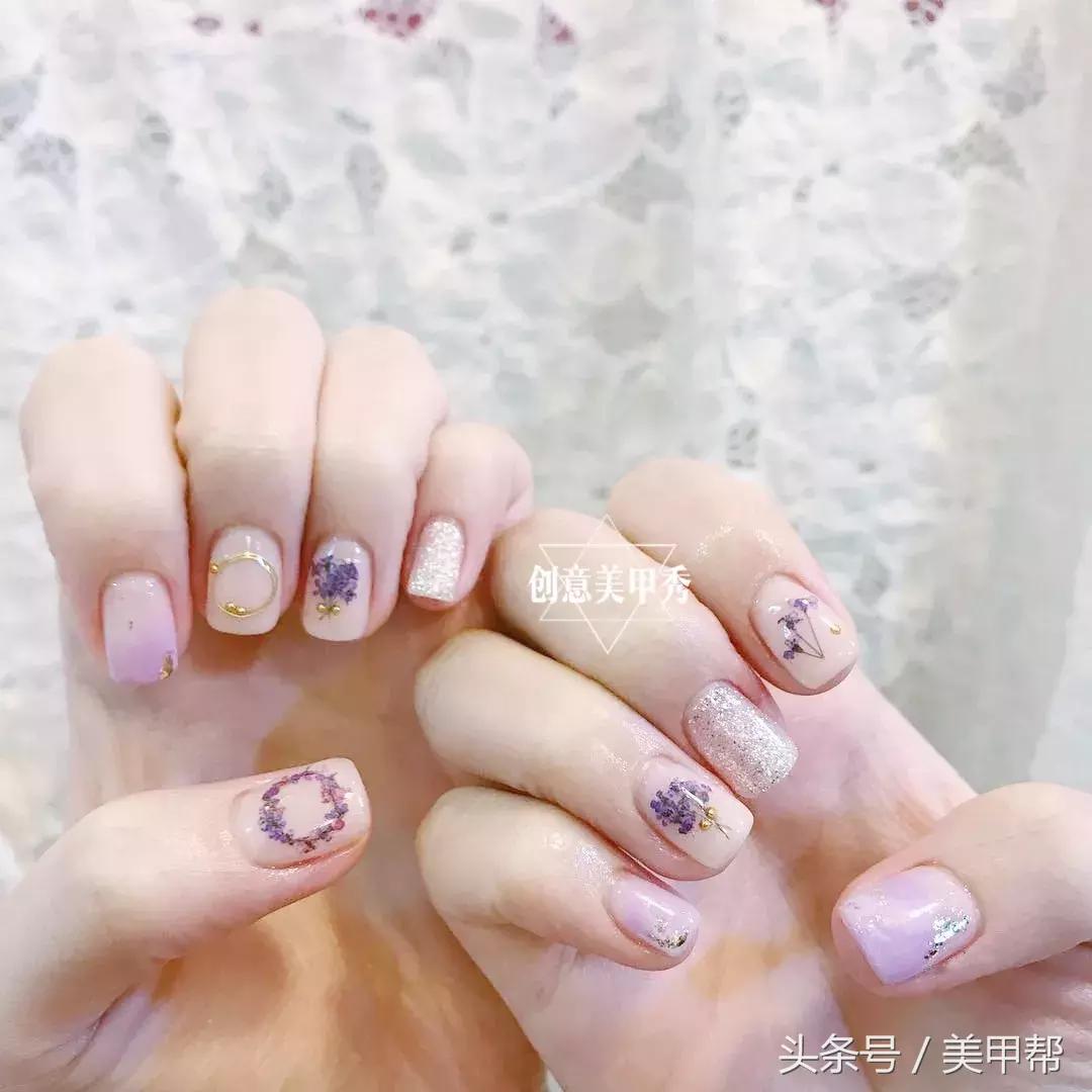 好看的美甲图片2021网红爆款美甲,2017年8种爆款美甲你做过几种