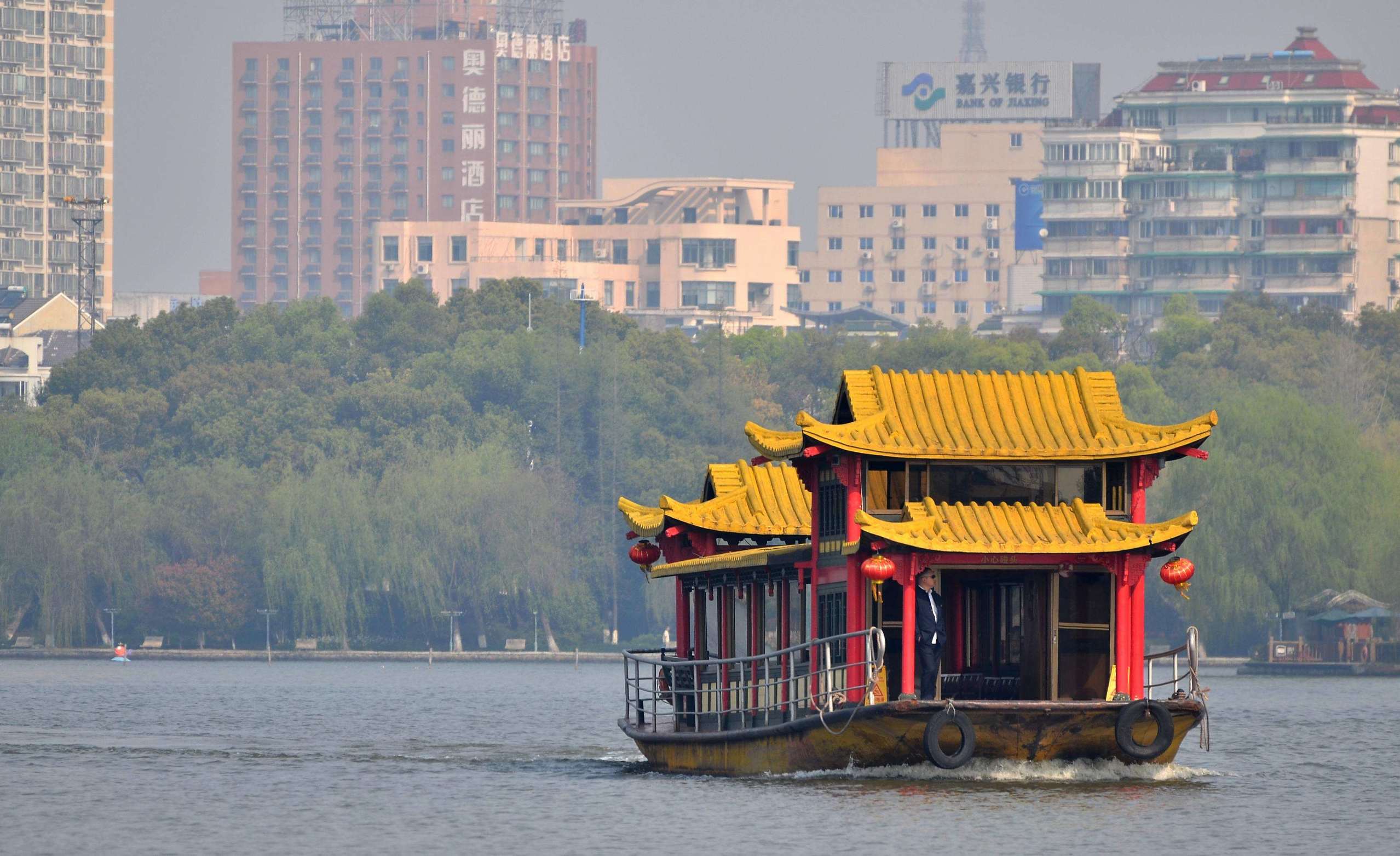 烟雨迷蒙嘉兴南湖,印象江南嘉兴
