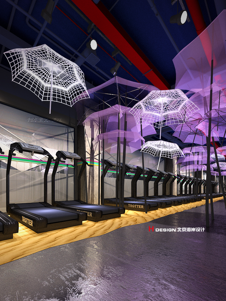 休闲健身房设计,简易室内健身房设计