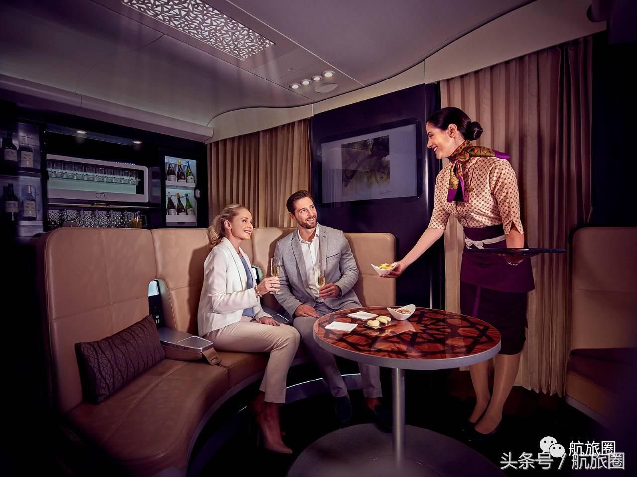 中东三大壕航,三大航司头等舱对比