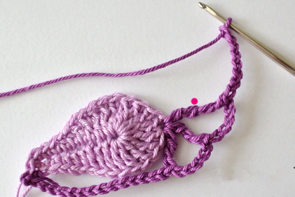 蝴蝶耳环项链的钩编教程,蝴蝶帽子的钩编方法第一部分