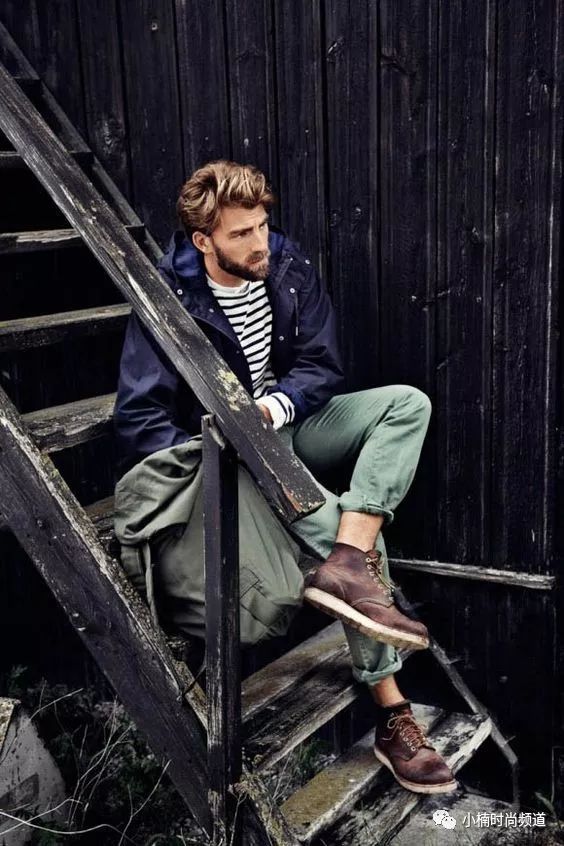 型男穿搭马丁靴,秋冬爆款型男必备百搭潮靴
