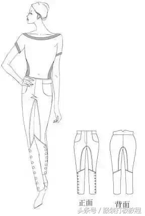 红升服装男式裤子的裁剪视频,大海服装男式直筒裤子裁剪方法