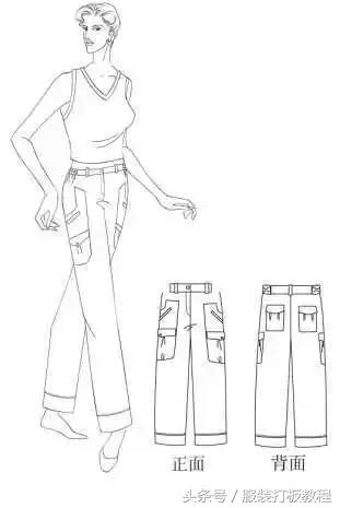 红升服装男式裤子的裁剪视频,大海服装男式直筒裤子裁剪方法