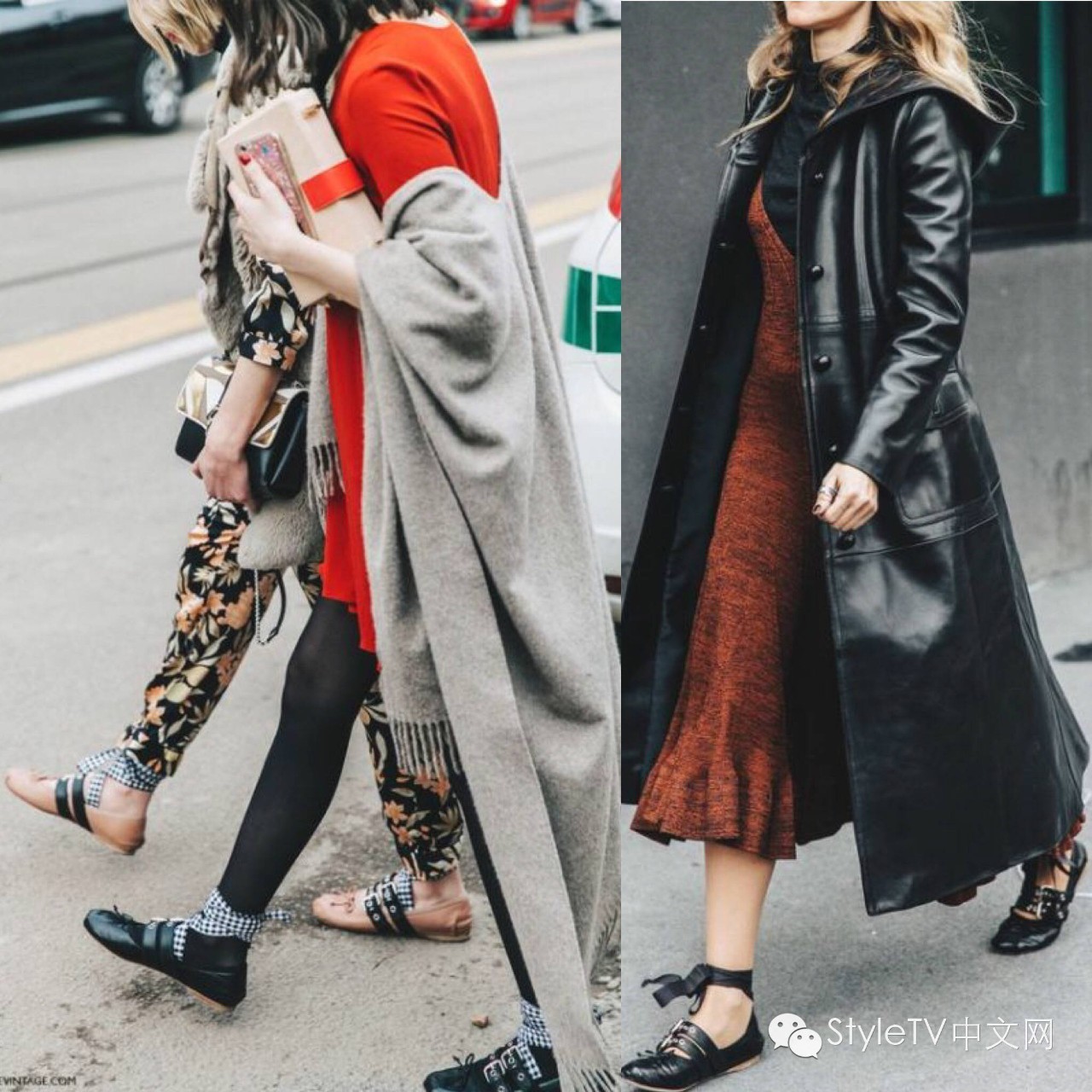 街拍|轻舞飞扬让芭蕾舞鞋助你一臂之力