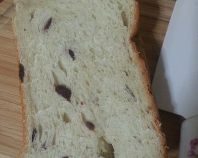 蔓越莓吐司面包机版,全麦蔓越莓吐司面包机