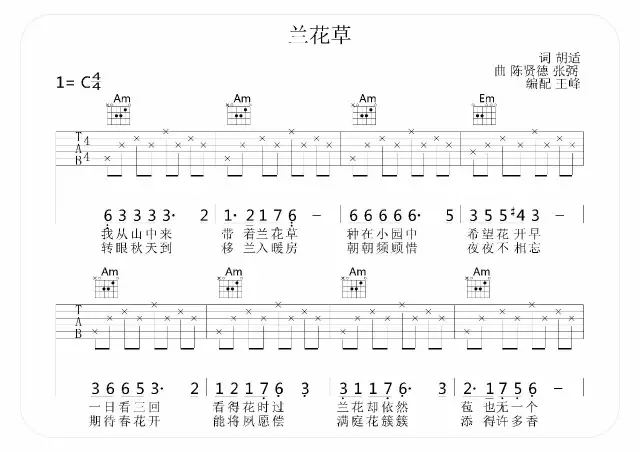 吉他弹唱听闻远方有你吉他教学,吉他自学快速上手曲子