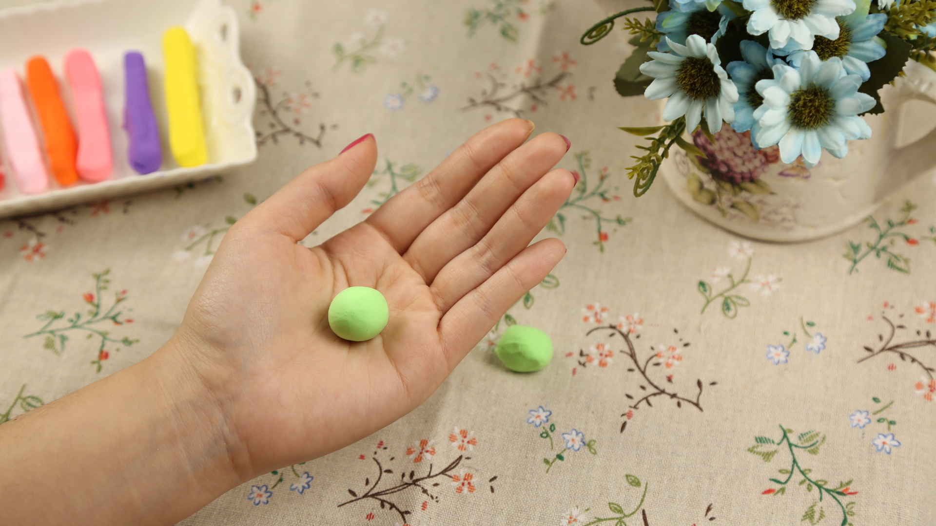 捏太空泥,太空泥捏雪糕