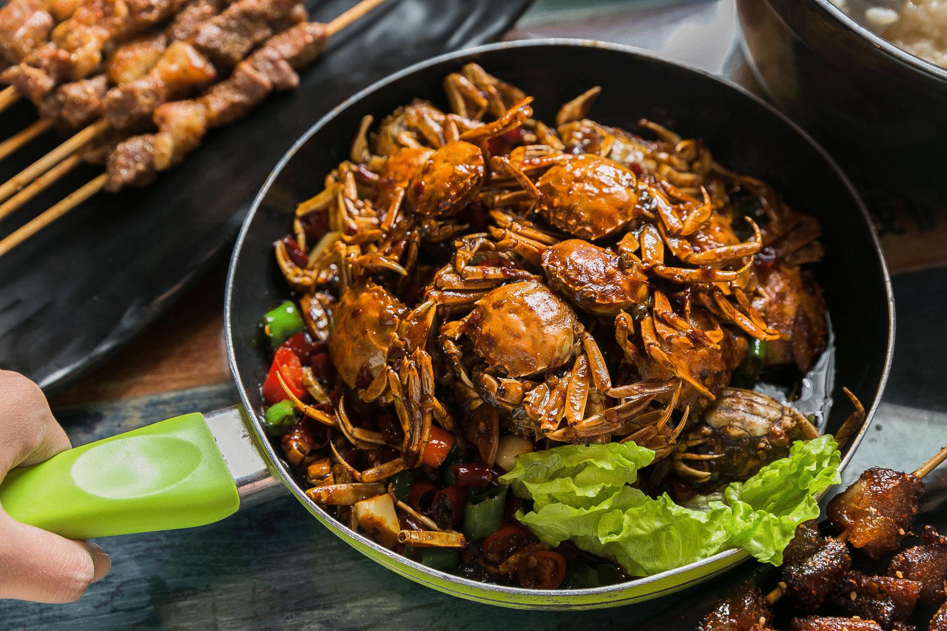 露天海鲜大排档烧烤场优惠套餐,创业海鲜烧烤大排档