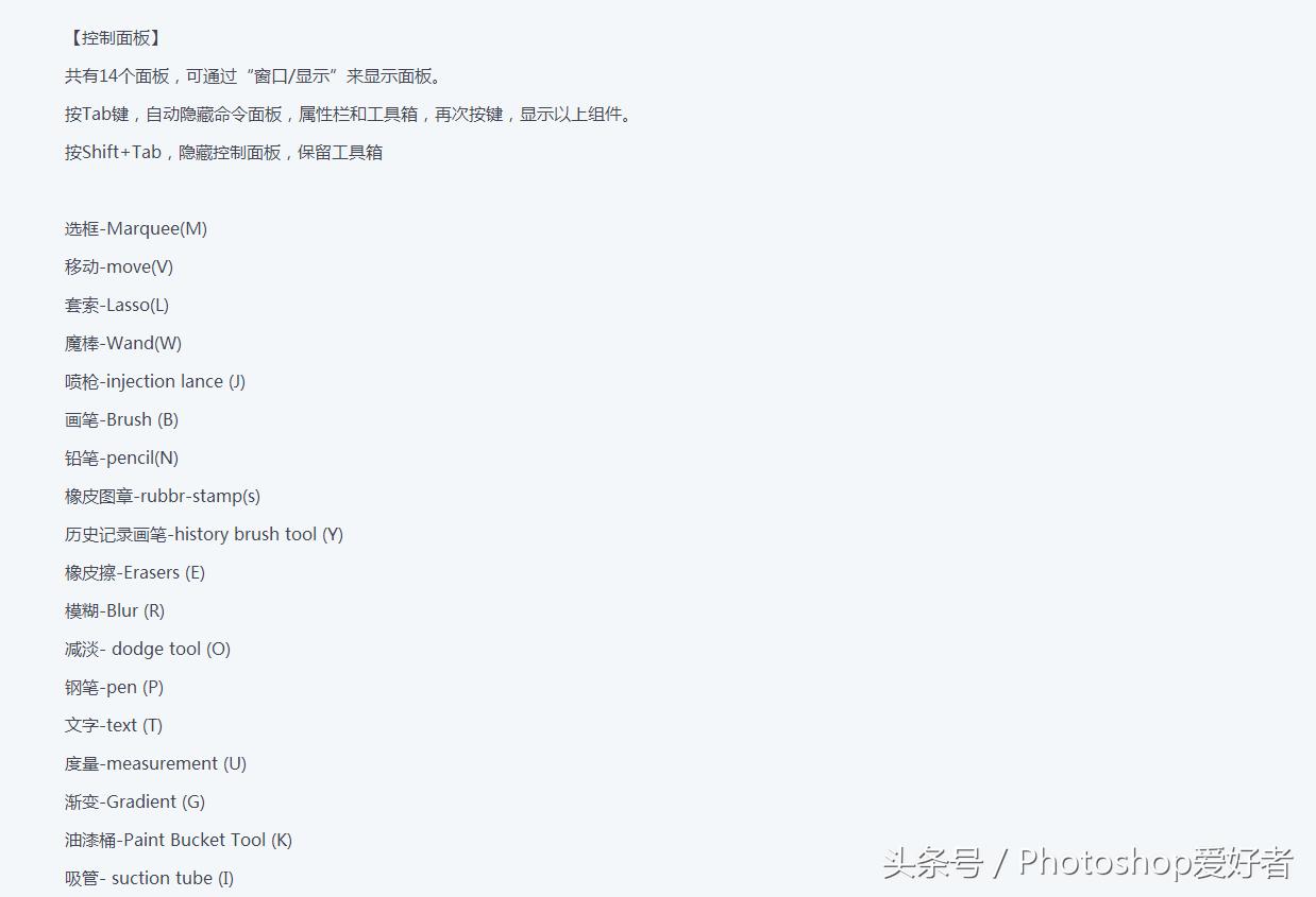 ps快捷键大全完整版,ps填充前景色快捷键是什么