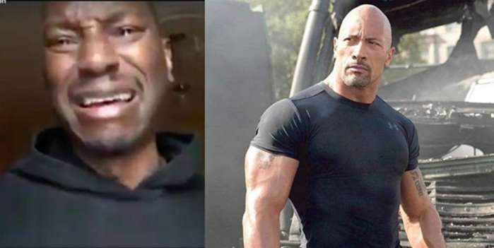 泰瑞斯和巨石强森,速度与激情9韩老大