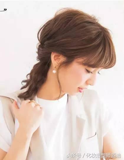 简单的盘发欧美韩系,泡面卷发型教程