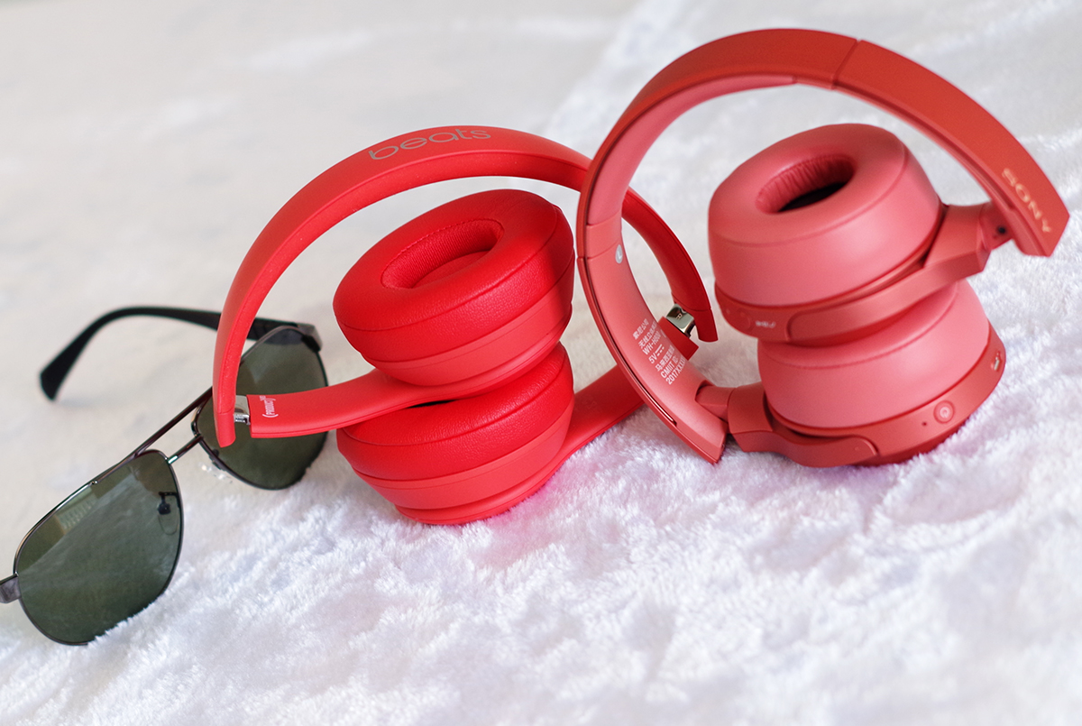 颜好,索尼wh-h800和beatssolo3对比