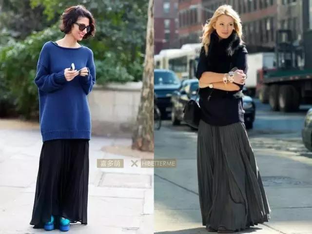 冬天怎么穿裙子才不冷请get这三招,高个子冬天穿什么裙子好看