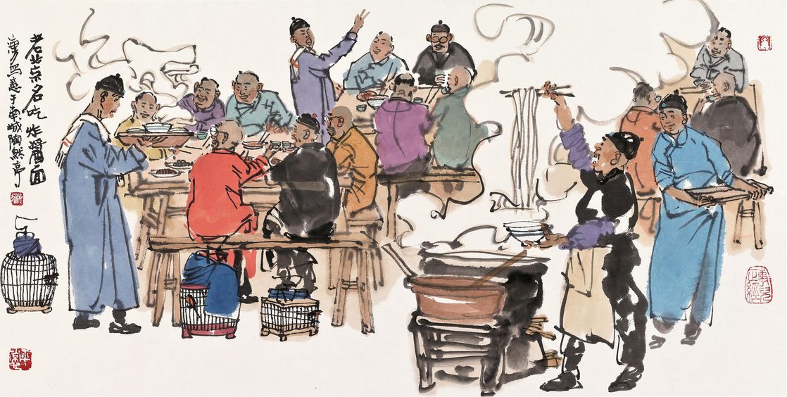 遛弯儿·喊嗓子·吃早点