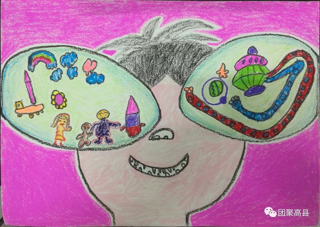 「团青社区」“美在高兴之县”中小学、幼儿园学生创意大赛绘画作品评选结果出来啦！