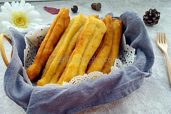 自制纯天然无添加的小油条,自制无泡打粉健康油条