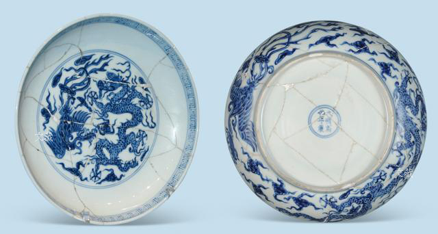 成化青花釉里红,明代成化御窑釉里红瓷器