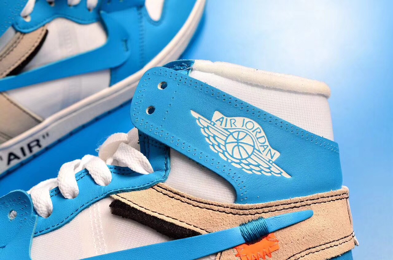 off-whitexaj1ow联名,offwhiteaj1北卡蓝价格