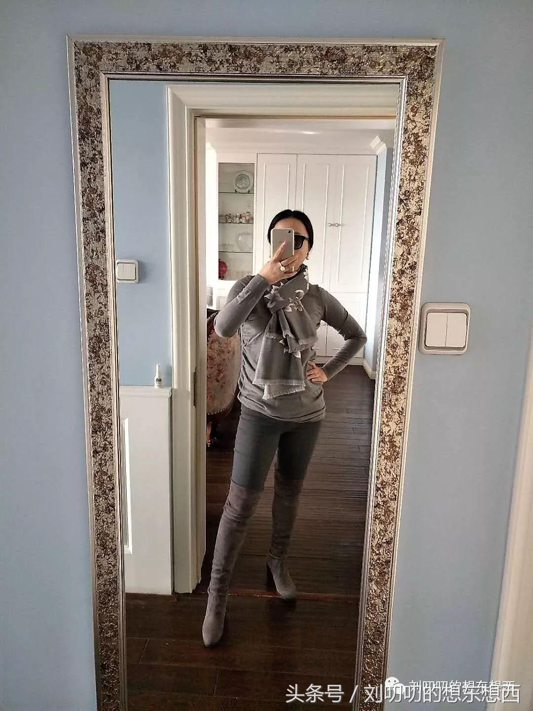 黑色长靴的100种搭配,咖色过膝长靴怎么穿搭