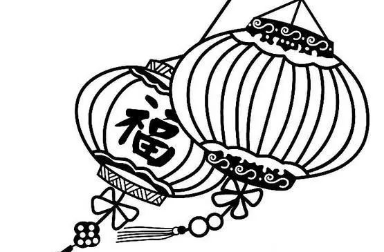 春节灯笼鞭炮简笔画,怎么画灯笼和鞭炮简笔画