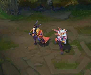 LOL酒桶新皮肤蓝色碎冰特效！洛霞真情侣虐狗