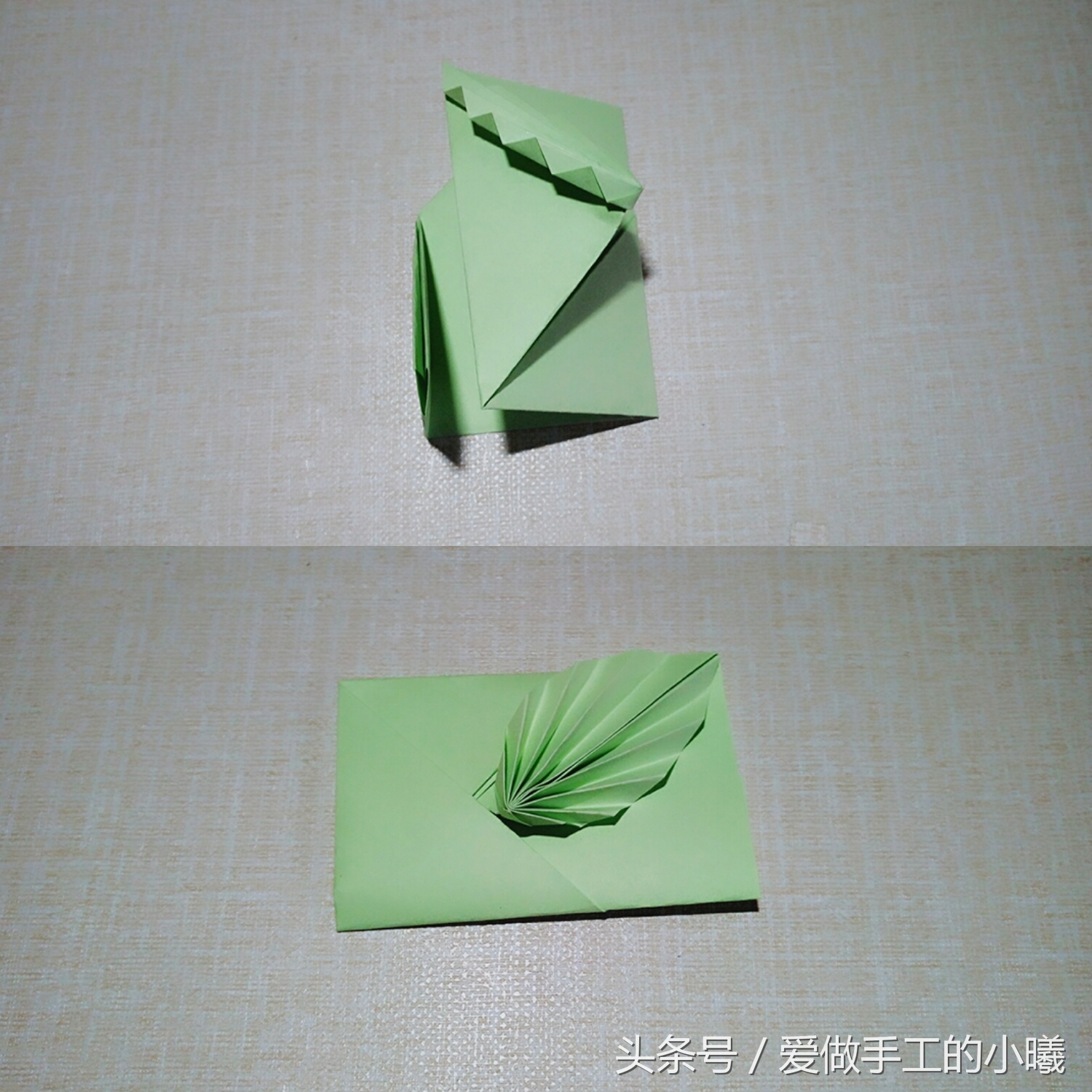 折纸信封精美版,手工折纸简单信封手残党