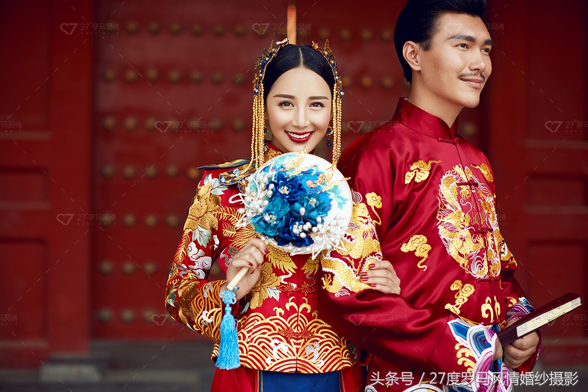 中式婚礼如何摄影好看点,婚庆风格推荐中式婚纱摄影