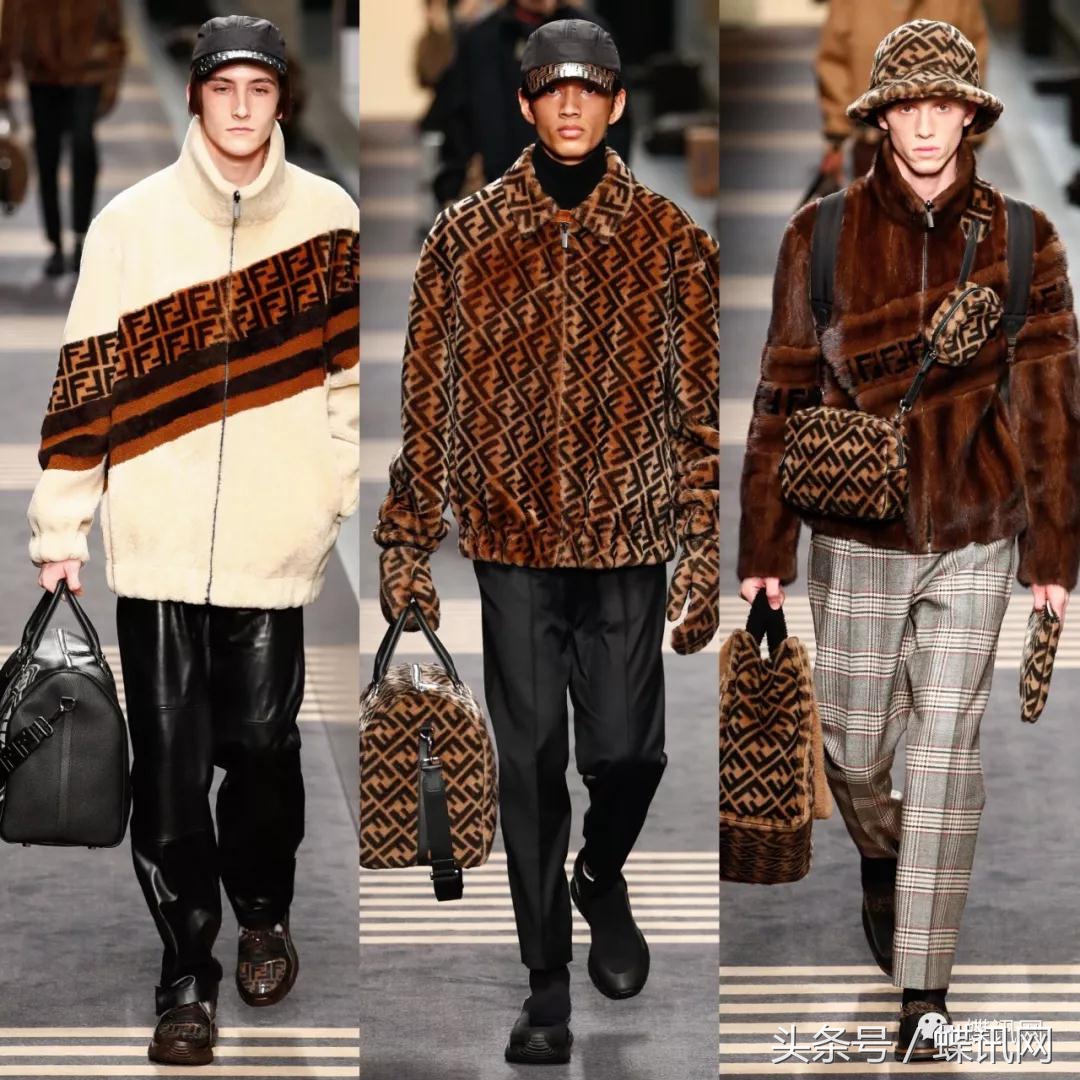 2020秋冬男装周fendi的时髦黄与黑,fendi2018秋冬男装