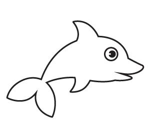 儿童简笔画鲸鱼简单又漂亮,鲸鱼简笔画儿童简单又好看