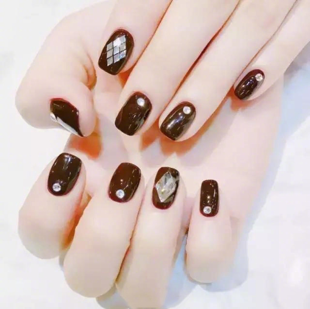 超好看的少女系美甲,适合直女的美甲