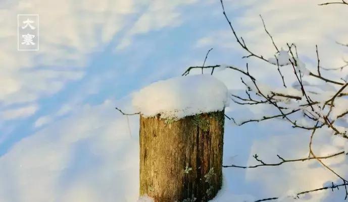 大寒元稹古诗朗诵,大寒古诗朗诵背景模板