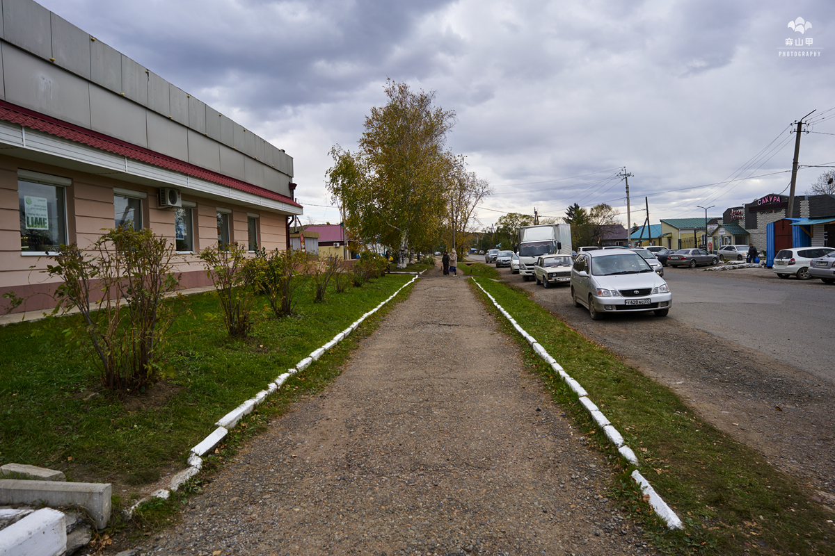 俄罗斯远东小镇全景,俄罗斯边疆区小镇