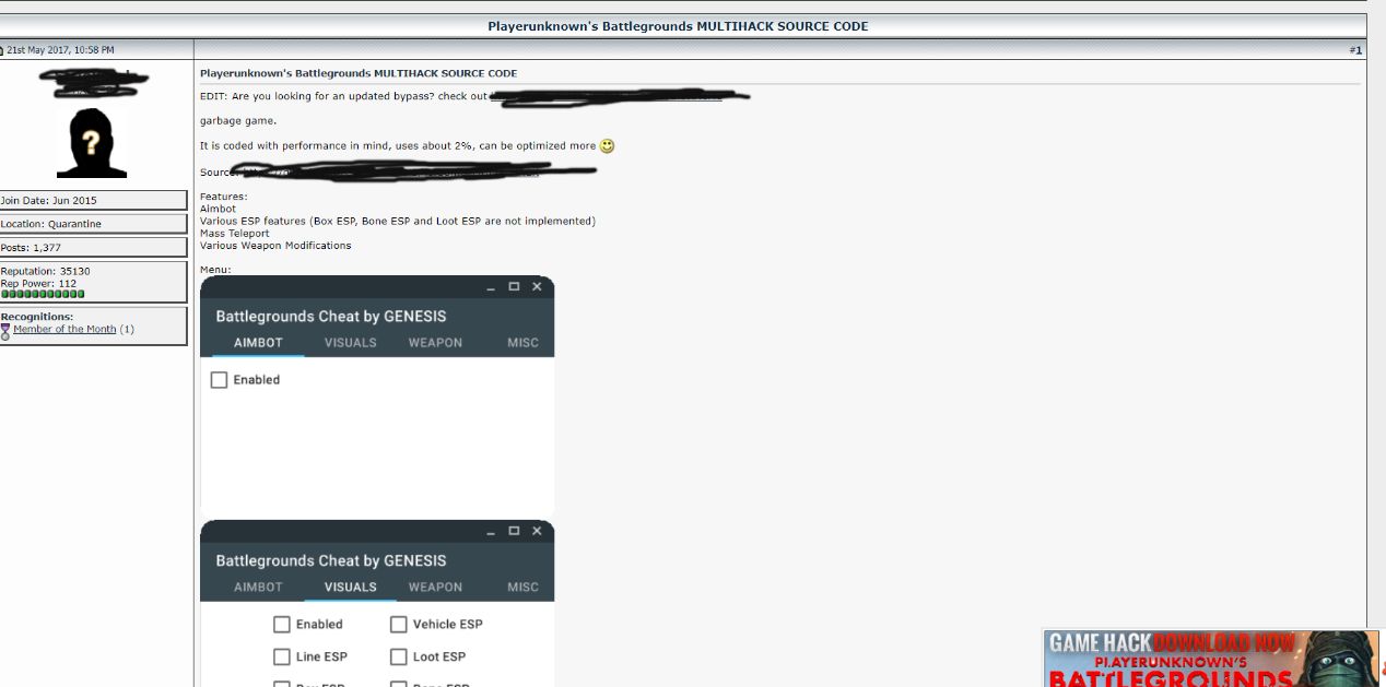 吃鸡外挂代码开源腾讯准备好了嘛|游戏论坛
