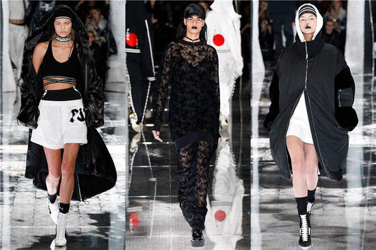 蕾哈娜puma纯黑,蕾哈娜puma鞋