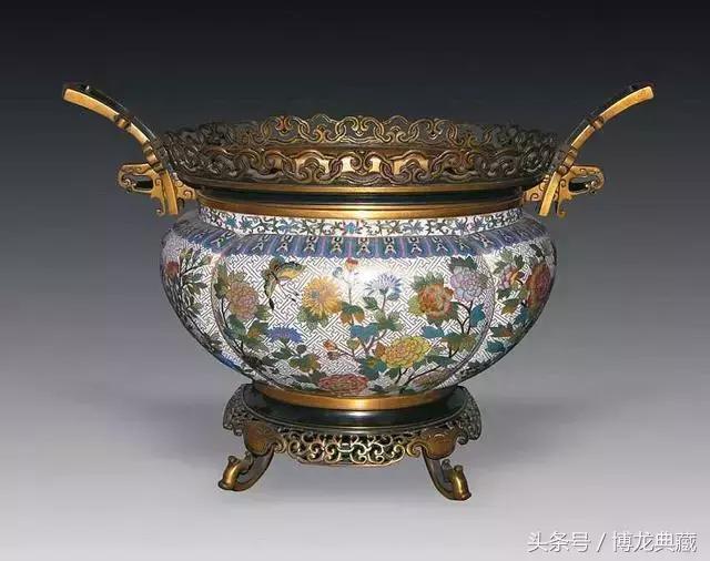 景泰蓝珐琅画作品,景泰蓝天下双绝