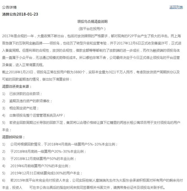 雅堂金融清退最新消息,雅堂金融最近消息
