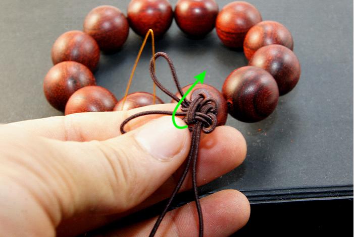 文玩手串系结方法,文玩手串打花结方法